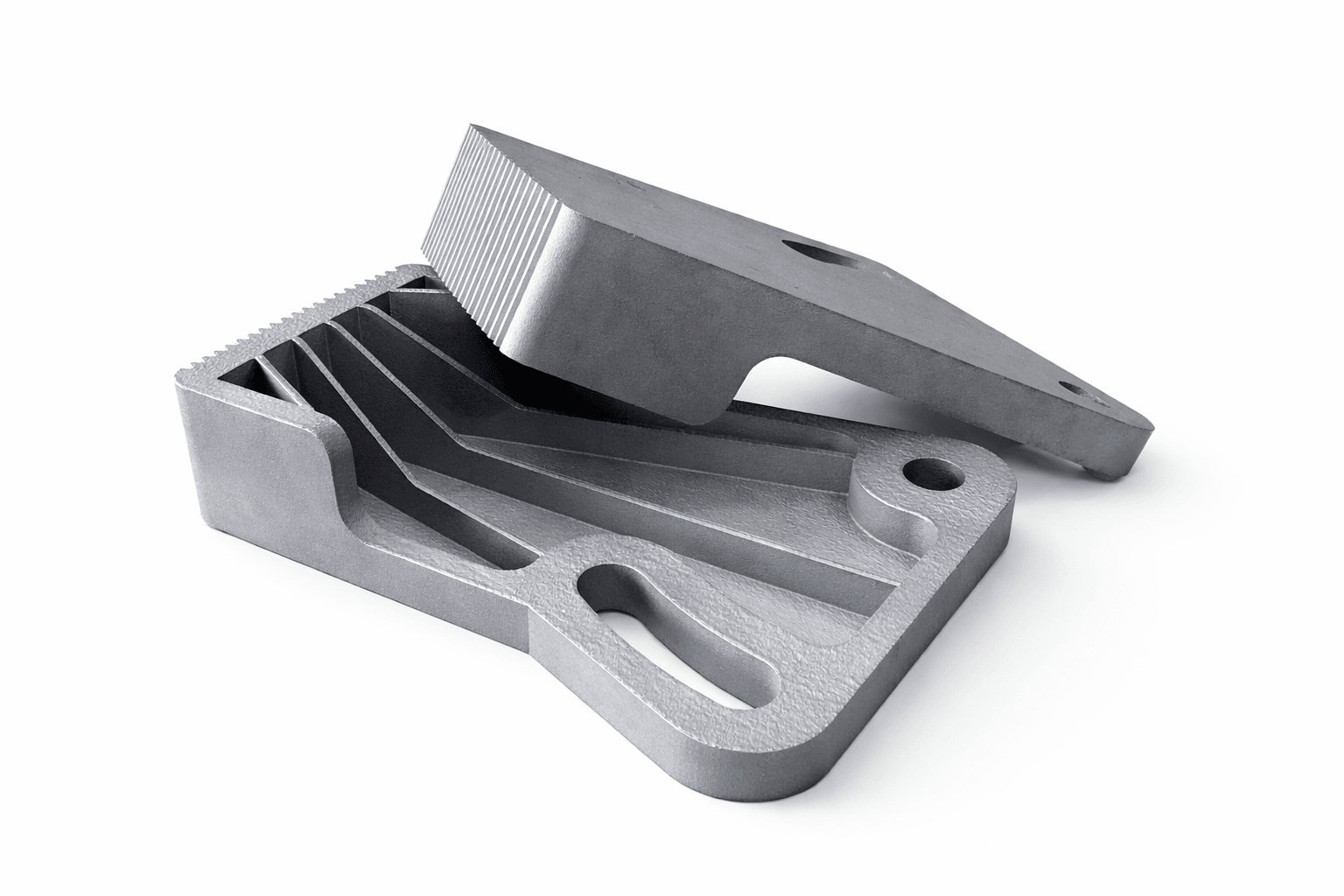 Schraper voor shredder - Functioneel onderdeel voor een shredder, ontworpen als schraper met een complexe geometrie.